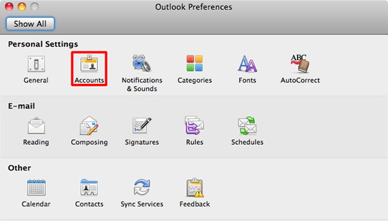 Outlook Mac 1